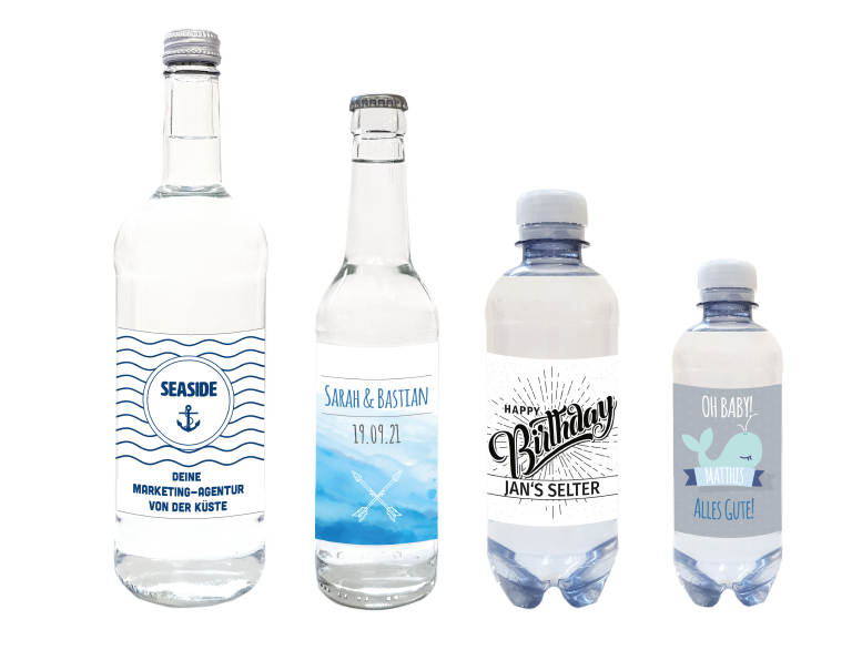 Your Water Com Dein Wasser Mit Eigenem Etikett Und Design